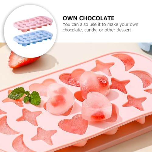 Cubitera de silicona con tapa 18 cubos 2 piezas miniatura 7