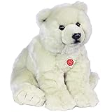 Größe: 50cm Hermann Teddy Collection 915300 - Plüsch-Eisbär sitzend, 50 cm