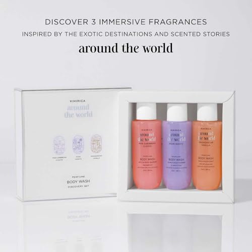 Image of Kimirica Around the world perfume body wash trio gift set