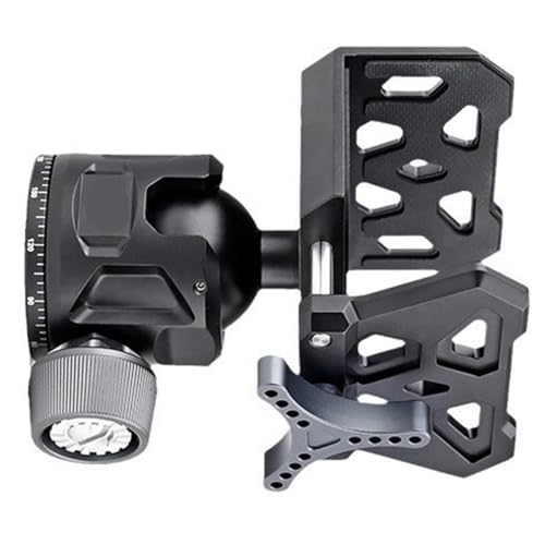 Cabezal de bola panorámico para DSLR con sillines de gran diámetro y bloqueo 6