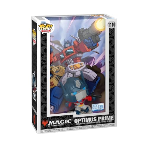 Funko Pop Optimus Prime comic cover figure