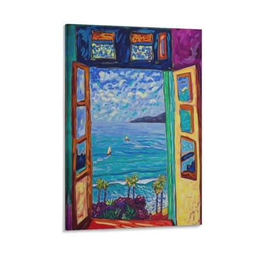 Henri Matisse アンリ・マティスの画 (70) キャンバス プリント 部屋飾り ウォールアート ベッドルーム ポスター 壁の絵 版画 インテリア24x36inch(60x90cm)