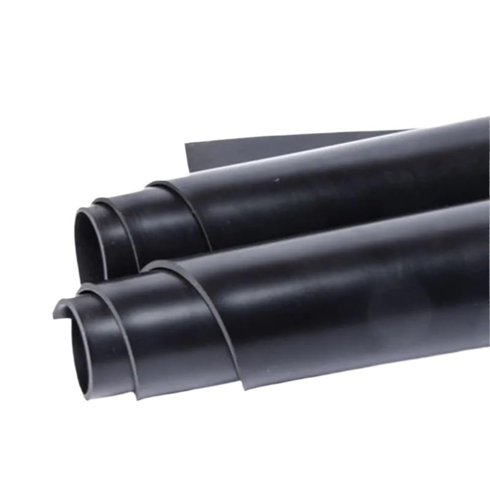Kwadratowa blacha gumowa NBR o wymiarach 500 mm x 500 mm, czarna, grubość 1-5 mm, do uszczelek DIY(4mm)