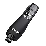 Wireless Presenter,Presentation Clicker Remote,Clicker for Powerpoint Presentations,Support Hyperlink Volume Control RF 2.4GHz Presentation Remote Control for Mac, Laptop, Computer