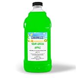 Coolbreeze Sour Green Apple Frozen Drink Machine Mix - Ready to Use Frozen Slushie Flavor Syrup - 1/2 Gallon Bottle