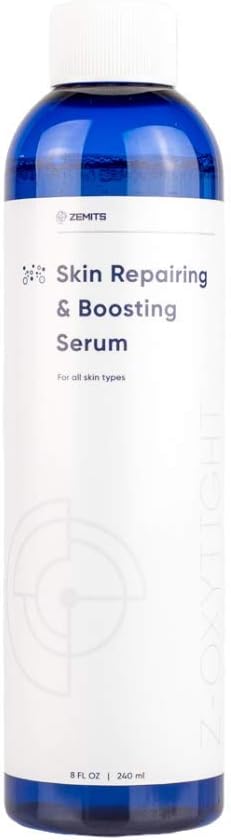 Zemits Z-OxyTight | Skin Repairing & Boosting Serum | Oxygen Infusion Solution, Oxygen Facial Serum, Serum For Oxygen Peeling Treatment | No Alcohol | 8 fl oz