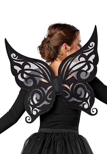 Fun Costumes Dark Fairy Wings Standard