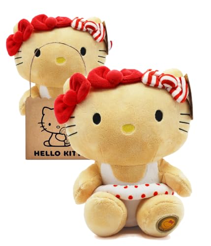 Joy Toy - Sanrio Hello Kitty Summer Days Floaty ECO-Plüsch 24 cm in wiederverwendbarem Kartontäschchen - Plüsch aus 100% PET Flaschen… – Ansicht 1