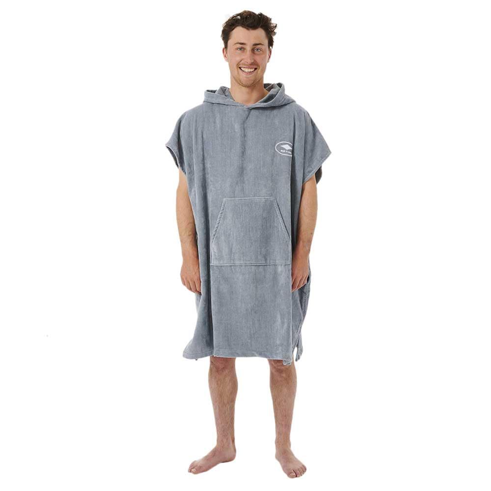 RIP CURL Adults Womens Mens Unisex Logo Hooded Towel Changing Robe Poncho or Changing Robe Towel for Beach Watersports &