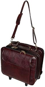 RICHSIGN Brązowa Skórzana Torba na Laptopa 42L