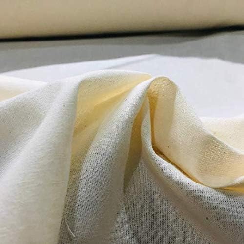 Sedona Designz, Inc. SDMSN-01 Natural 100% Cotton Muslin Fabric/Textile Unbleached thumb #2