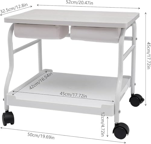 Carro Spa de Pies Portátil con Ruedas y Tabla Plegable miniatura 4
