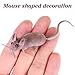 5pcs Mini Simulated Mouse Model Realistic Mouse Ornaments Mini Rats Figurines for Halloween Novelty Prank Creepy Decoration