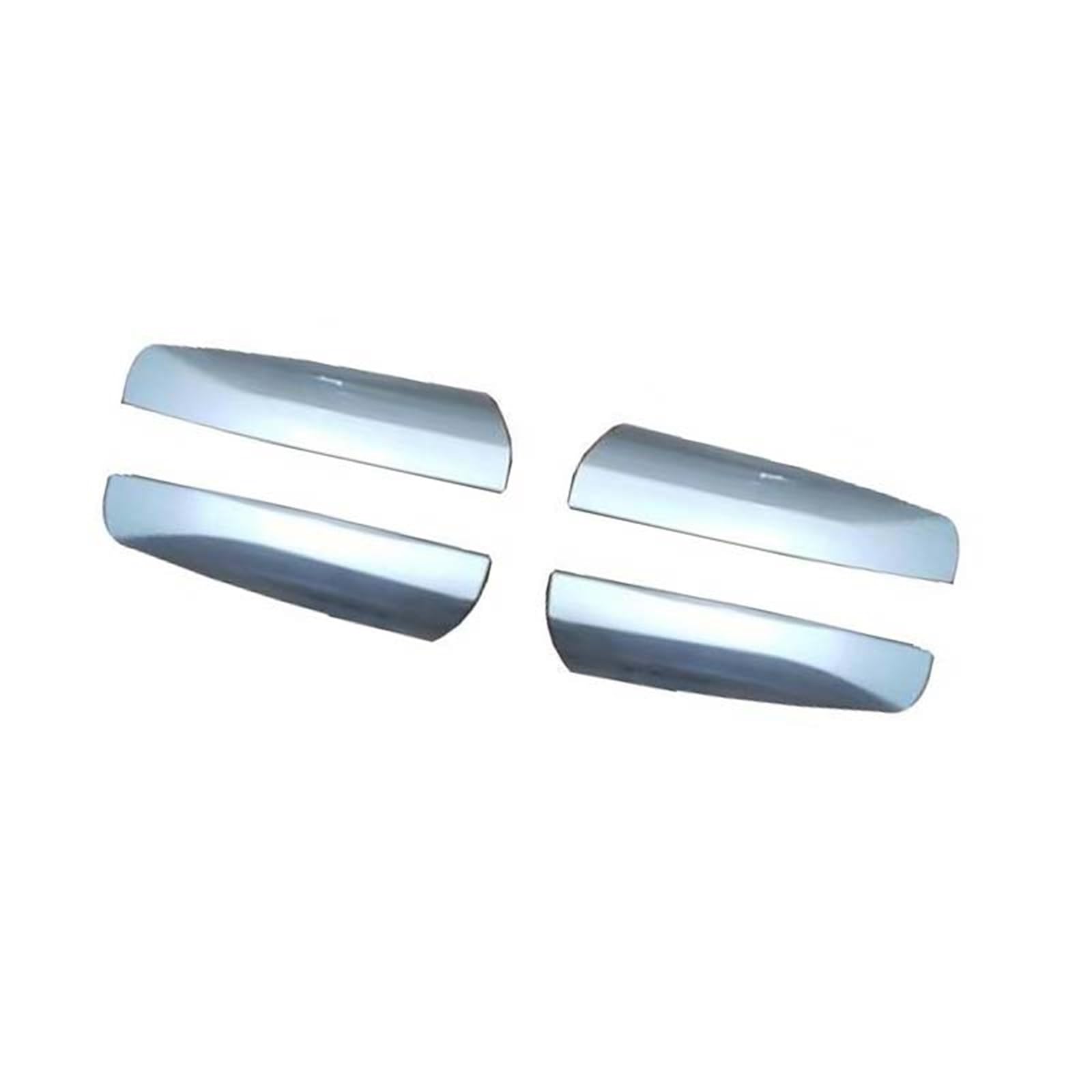 Cubierta de riel de techo plateada para Toyota Highlander 2009-2013 tapa barra 5