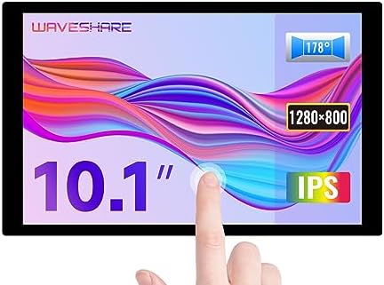 thumbnail: Waveshare 5 Inch Capacitive Touch Display - Voor Raspberry Pi 5/4B/3B+ | 800x480 Resolutie, DSI Aansluiting