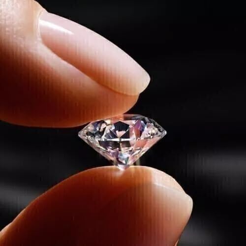 2.00 Ct Certified Diamond 8 MM Round Cut D Grade VVS1 Certified Loose Gemstone for Necklace Bracelet & Jewelry Making
