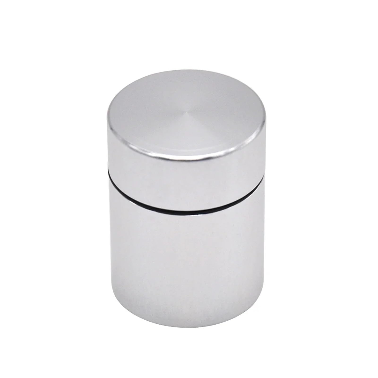 XIEHYA 6pcs Muti-Functional Herb Stash Tea Jar Storage Containers Airtight Smell Proof Aluminum Smoking Accessories Box Pill For Tea(Sliver)
