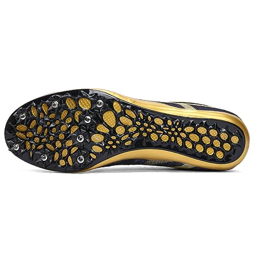 Image of New Track and Field Shoes for Men Women Kids Boys Girls 8 Spikes 100-400 Meter Running Racing Shoes Professional Sprint Sport Sneakers