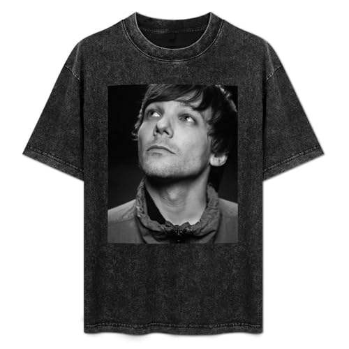Louis Tomlinson Male Men's T-Shirt Graphic Shirts Unisex Black Tee