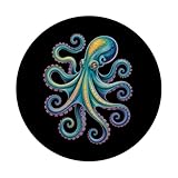 Zoom IMG-2 blu octopus colorato vintage squid Zoom IMG-2 blu octopus colorato vintage squid