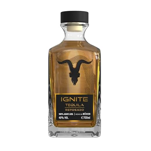 Ignite Tequila Reposado | 100% Blue Weber Agave | 6 Monate in Eichenfässern gereift | 40% Vol. | 700 ml | Mehrfach ausgezeichnet: Double Gold bei den SIP Awards 2023