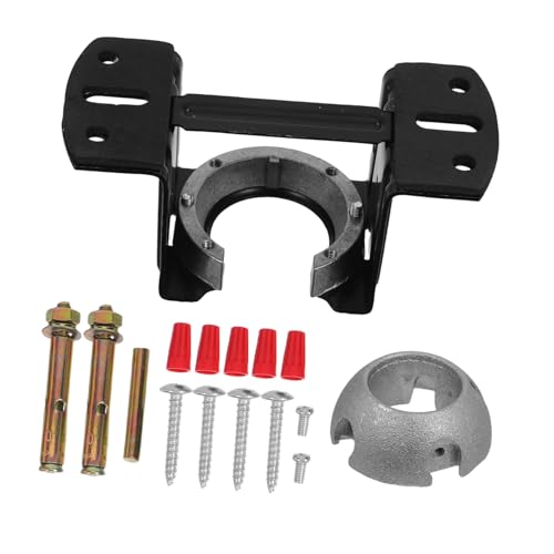 LIFKOME Soporte de Montaje para Ventilador de Techo Bracket Resistente con Gancho Colgante Compatible con Techos Inclinados y Catedral Instalación Sencilla sin Herramientas de Repuesto