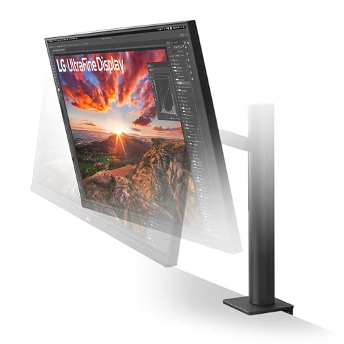 Image of LG 32UN880K 80cm (31.5 Inch) Ultrafine UHD(3840 x 2160) IPS Monitor with Ergo Stand, Anti-Glare, HDR 10, DCI-P3 95%(Typ.), HDMI X 2, Display Port, USB Type-C (60W PD), Speakers, Headphone Out, Black