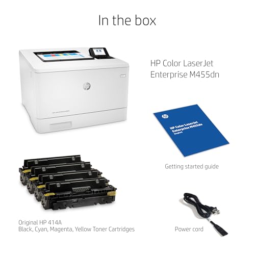 Image of HP Color LaserJet Enterprise M455dn Duplex Printer (3PZ95A)