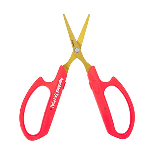 AgroMax Titanium Bonsai Trimmer Titanium-Coated Stainless Steel Scissors for Flower Trimming (6