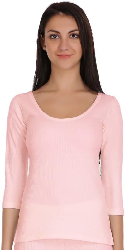 Selfcare Women's Thermal 3/4 Sleeve Top Soft & Warm Poly Cotton Winters Wear Vest