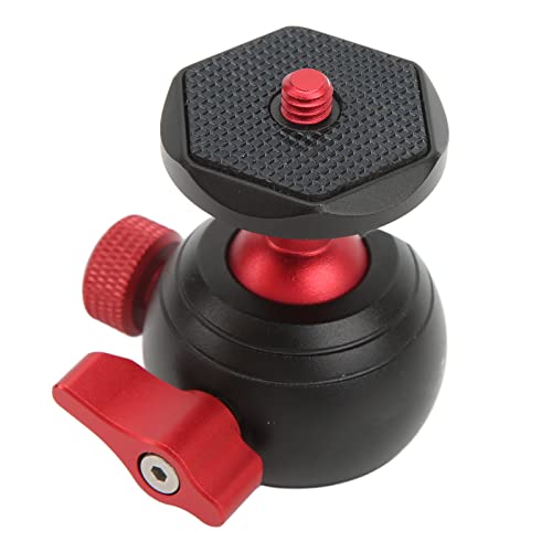 KIMISS Rótula de Bola Panorámica de 360 ​​Grados para Montaje en Trípode Rótula de Bola de Trípode de Aleación de Aluminio Multifunción para Cámara SLR