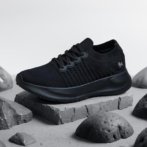 Image of Neeman's Begin Walk Aero Sneakers for Men | Breathable Knit Upper, Lightweight Cushioned EVA Sole | Comfortable Daily Walking & Casual Wear Shoes