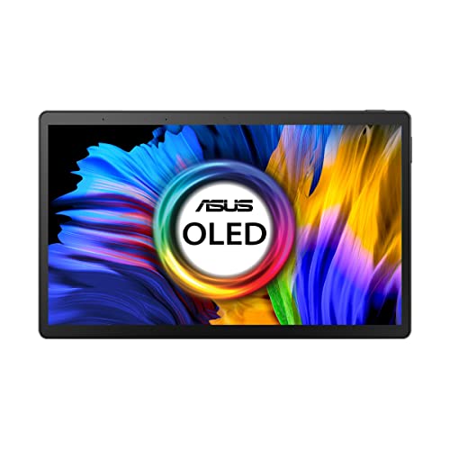 Image of (Refurbished) ASUS VivoBook 13 Slate OLED, Intel Pentium Silver N6000, 13.3-inch (33.8 cms) FHD OLED Touch 2-in-1 Laptop (4GB /128GB eMMC /Office 2021 /Win 11 /Black), T3300KA-LQ122WS