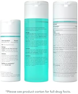 Proactiv 3 Step Acne Treatment - Benzoyl Peroxide Face Wash, Repairing Acne Spot Treatment for Face And Body, Exfoliating Toner - 60 Day Complete Acne Skin Care Kit