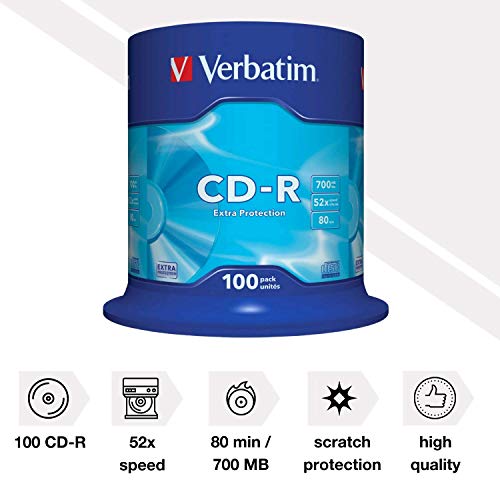 CD-R Verbatim Extra Protection – 700 MB Rohlinge für Datenspeicherung