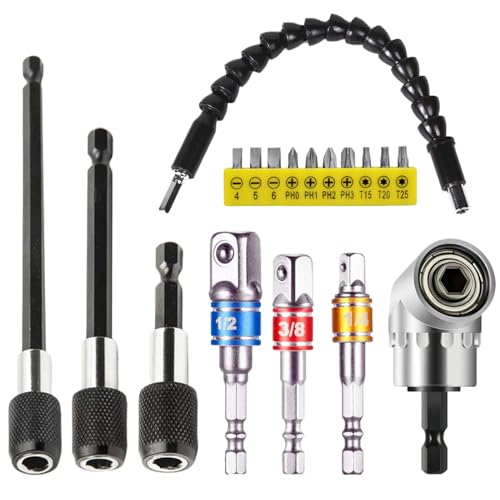 Bahagia Flexible Drill Bit Extension Set