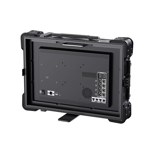Image of LILLIPUT UQ19 18.4 inch 8K 12G-SDI HDMI 2.1 High Brightness Production Monitor 1000 Nits with V /Gold Mount /NDI /Carry Case Options-Please See Variations (UQ19-VBP-CC-NDI V-Mount + Carry Case + NDI)