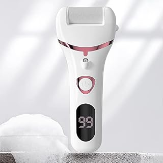 Accwork Electric Foot File 19 in 1, Professional Pedicure Tools Set for Feet Hard Dead Skin Remover, Rechargeable Callus Remover Foot Care Kit with 3 Rollers and 2 Speeds for Home and Travel Use