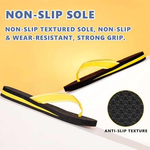 SkiBeaut Boy Flips Flops for Kids Child Slip-on Thong Sandals Kid Boys Slides Water Shoes for Beach Swim Pool2