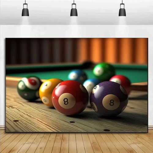 Toile de billard 60x80cm sans cadre pour habiller un mur vide de salon avec style