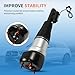 Front Air Suspension Shock Strut Compatible with 2007-2013 Mercedes Benz S-Class W221 S350 S400 S550 S600 S63 S65 AMG Without 4Matic/ABC, Front Shock Absorbers OEM Replaces# 2213209313 2213204913