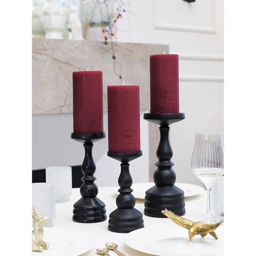 Candwax PIL-BG-73X150-3-VN 3X6 Pillar Candle Set Of 3 thumb #2