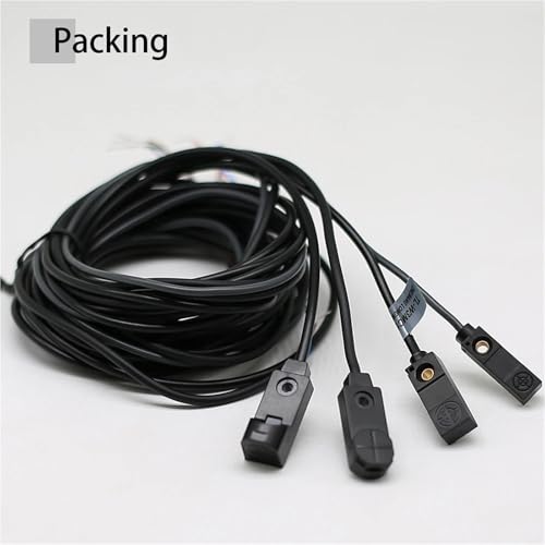 Sensor inductivo BX6-F4 PNP NC rectangular de 3 cables para detección de metal de 4mm 5