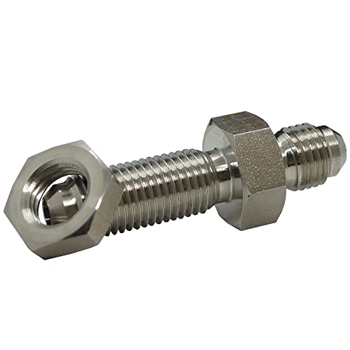 Image of RFS Stainless Steel JIC Tube Fitting, Bulkhead Union, 5 /8 inch Tube OD, 5 /8 inchJIC Male
