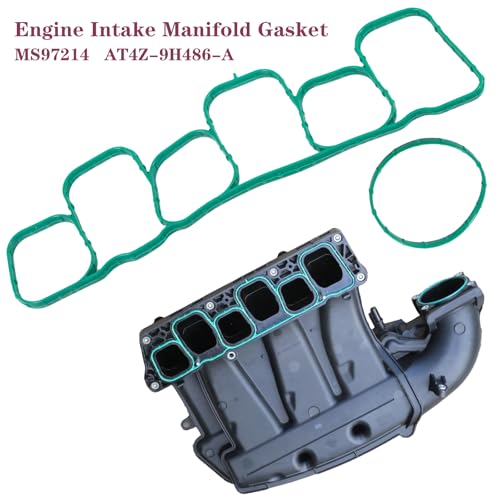 Image of MS97214 Fuel Injection Plenum Gasket Upper Intake Manifold Gasket Set For Ford Edge Explorer Mustang Flex Transit F-150 Taurus MKS MKT MKZ MKX 2011 12 13 14 15 16 17 18 19 2020-2024 3.5L 3.7L 3.3L