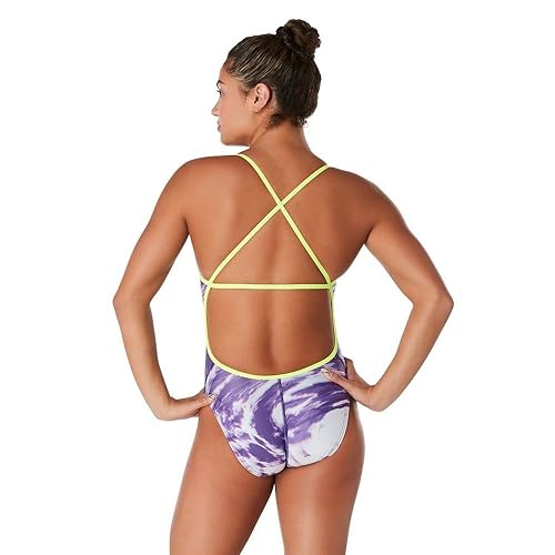 Speedo 800241250230 Cyclone Swirl Crossback 1Pc Team Purple 30 by Speedo - Used condition - Image 2