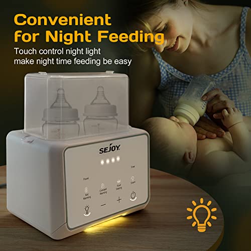 DELA DISCOUNT 41G7HHoOHOL Bottle Warmer for Baby, 6 in 1,breastmilk,Formula Milk Warmer,Baby Food Heating,Baby Milk Warmer,Breast Feeding Essentials and Baby Bottle-Feeding Supplies  