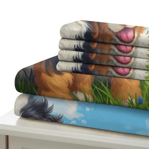 Parure de lit 3pcs microfibre évite la corvée du repassage fermeture éclair - 6