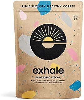 Organic Chemical-Free Ground Coffee. Single Origin and 100% Arabica Beans. For Cafetiere, Filter or AeroPress (Decaf Medium Roast)