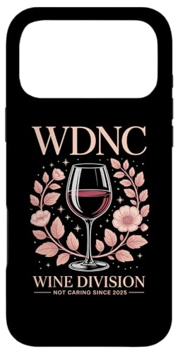 WDNC WINE DIVISION NOT CARING SINCE 2025 C ԕ [A X}zP[X iPhone 17 Pro Max p